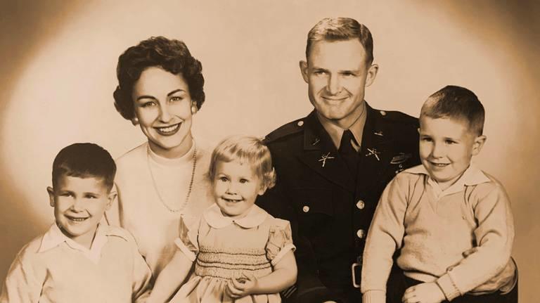 Hal Moore with His Family