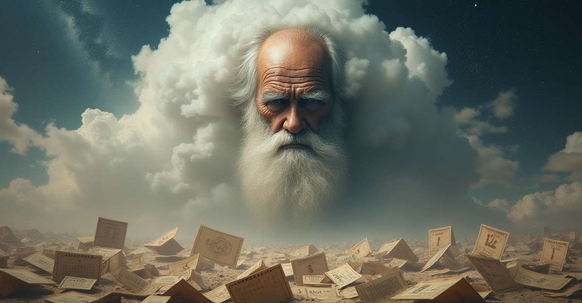 Darwin Hovers Over Creation and Billions of Calendars